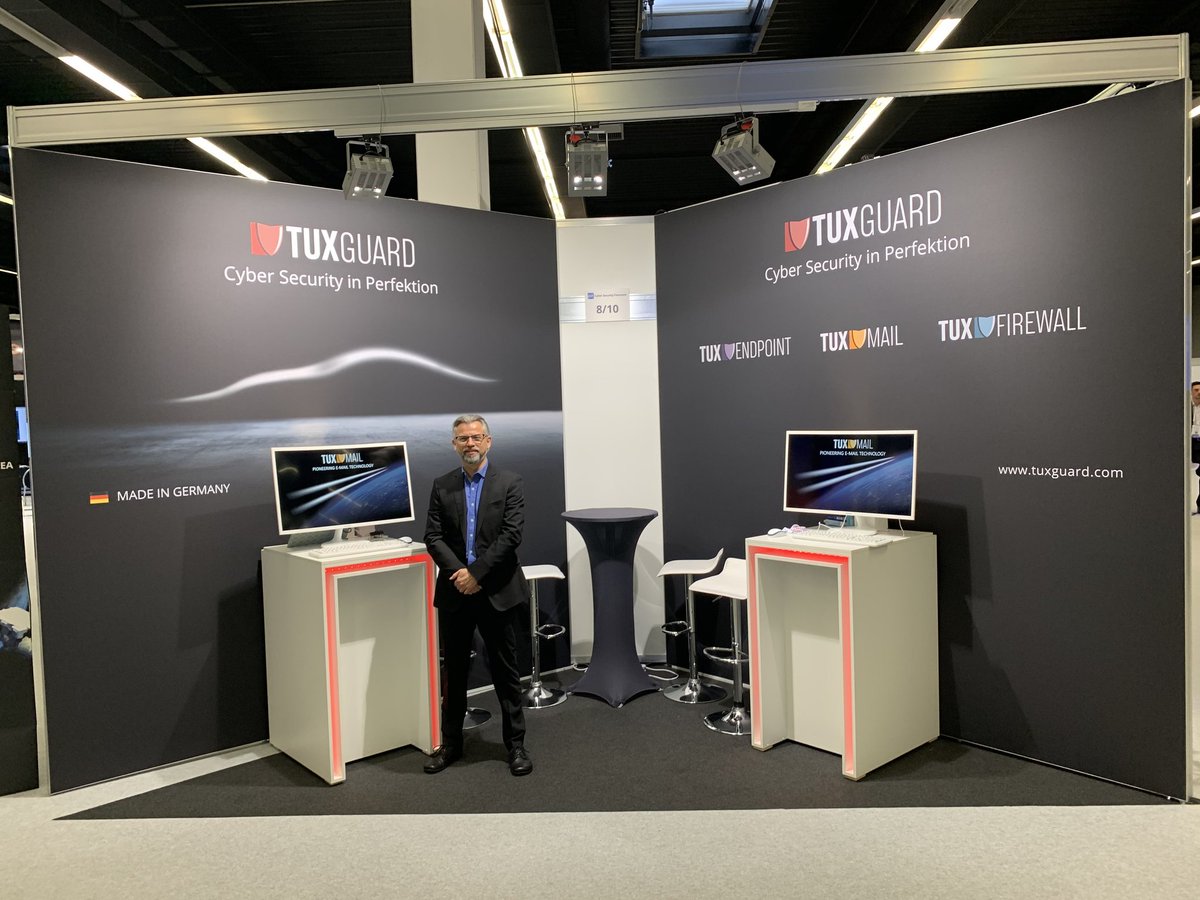 TUXGUARD's tweet photo. Heute startet das @CSF_Dortmund! Wir sind bereit und freuen uns auf Ihren Besuch!
#itsicherheit #csf20 #cybersecurity https://t.co/GMb7FKsZd2