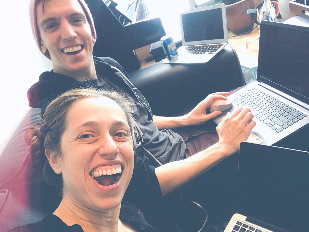 athenareich's tweet photo. Successful #ARTBIRTH meeting with sound designer Adrian 🙌
Remember - April 2020 limited #London engagement ⚠️
🎟: https://t.co/0USCPixz2q
#ladygaga #londontheatre https://t.co/018zzzI5ab
