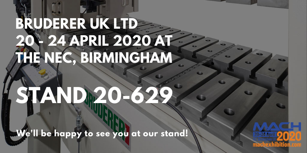 BrudererUK's tweet image. Just a month before the MACH2020 ! 

We will be happy to welcome you on our stand 20-629, you can register for your Fast-Track Pack here :

bit.ly/2P7Fcaj

#exhibition #MACH2020 #precision #engineering #machinery #highspeed #press #ukmanufacturing
