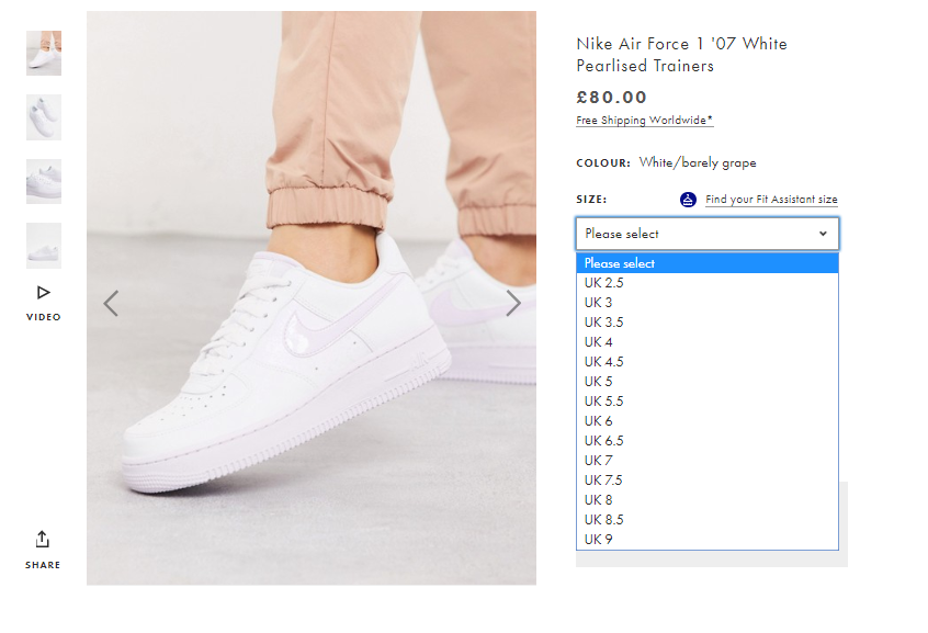 air force trainers jd