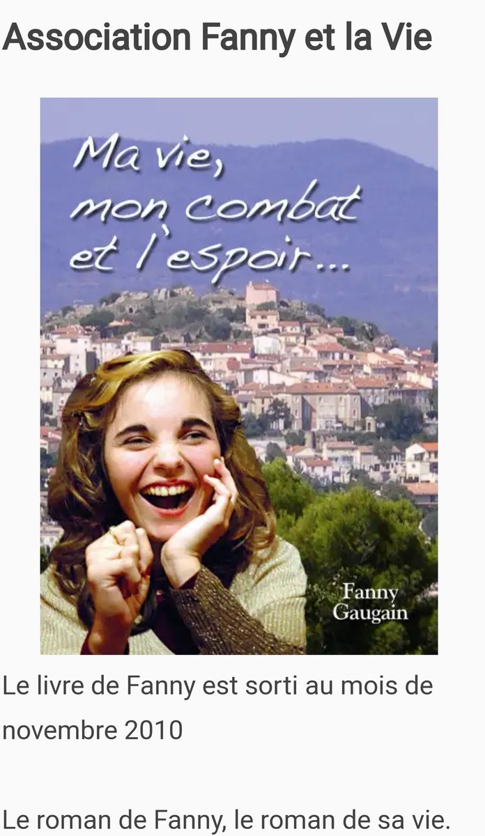 JC_Pradas's tweet photo. @_Marina_Anca @SamuelEtienne merci infiniment,  Fanny aime bcq la lecture et aussi écrire...en 2010 elle a publié l'histoire de sa vie.
Belle journée d'écriture à vous ! https://t.co/hQgVGFLMnL