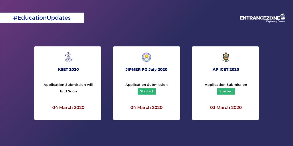 entrancezone's tweet photo. Apply for KSET: https://t.co/woYY39kLYA
Apply for JIPMER PG: https://t.co/xCrsk3yD2N
Apply for AP ICET: https://t.co/o1l0IfxKFT

#apicet #apicet2020 #jipmer #jipmerpg #jipmerexam #jipmerpgexam #jipmerpg2020 #jipmer2020 #kset #kset2020 #exam2020 #competitiveexams2020 #entrancezone https://t.co/4vdGQsYrpk
