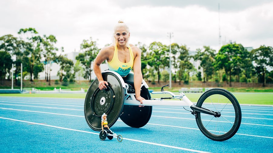 Madison de Rozario is part of the new Barbie's line up of dolls 🤩

The newest <a href="/Barbie/">Barbie</a> line up is focus on breaking stereotypes and inspire girls to take up and continue to enjoy sports.💪

📸<a href="/Mattel/">MATTEL</a> | <a href="/madiderozario/">Madison de Rozario</a> 

#ParaAthletics