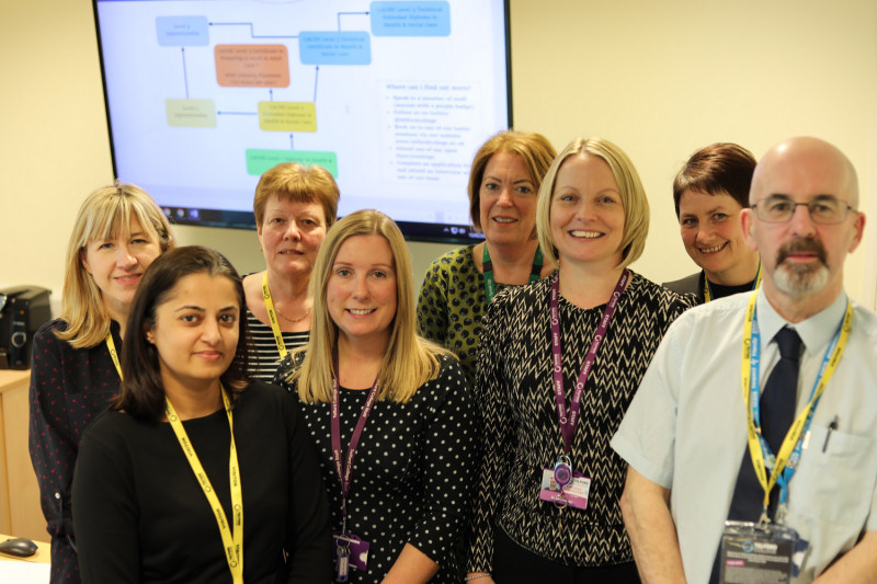 shroplivebiz's tweet photo. Telford College’s new NHS Hub – working with hospital trusts around the West Midlands to share best practice and highlight a range of job opportunities – is continuing to grow. https://t.co/7kyHrzq1Ee @telfordcollege #ShropshireBusiness https://t.co/frW7kfTjDX