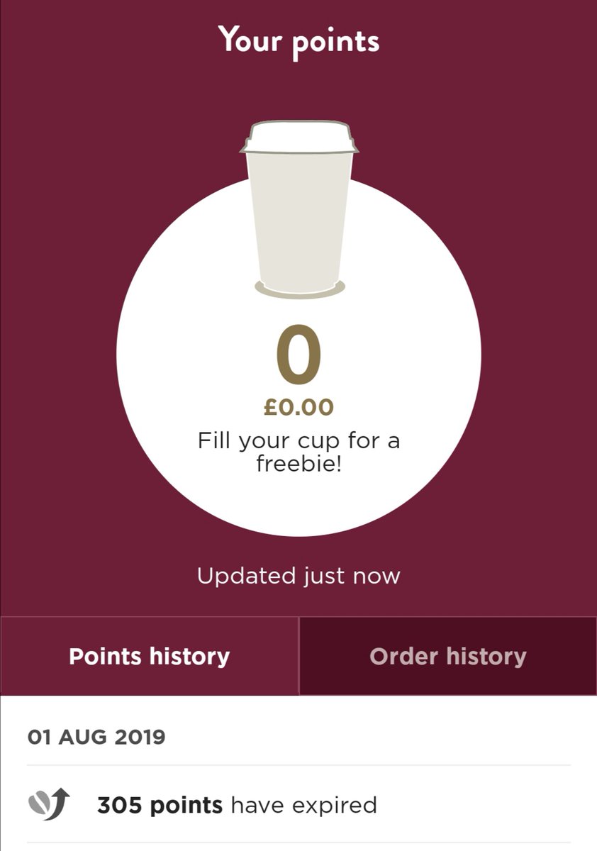 A series of emotions:
Lose <a href="/CostaCoffee/">Costa Coffee</a> card a year ago ➡️ find <a href="/CostaCoffee/">Costa Coffee</a> card today! ➡️ enter deets into app excited to see if I can get a free coffee with my points ➡️ points EXPIRED 😢
