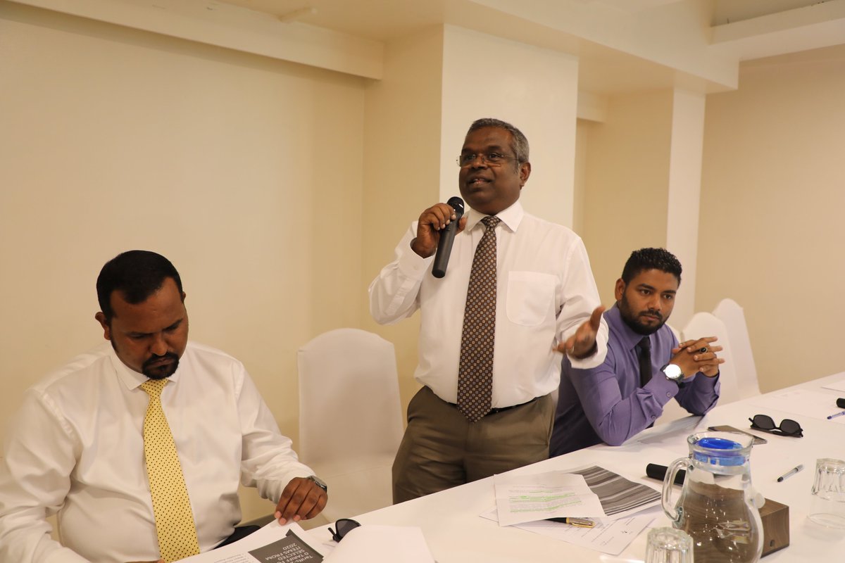 MoEnvmv's tweet photo. Stakeholder Consultation workshop on Single-Use plastic Phase-Out Plan with NGOs, Local Registered Business Parties, Tourism and Transport Sector with other government organizations underway at Champa Central Hotel. #WMPCD #SUP https://t.co/BVDM5MFkc5