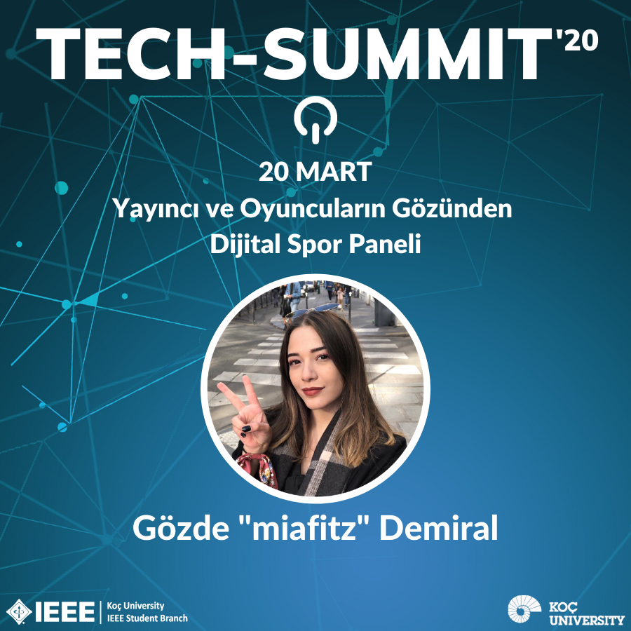 Oyun dünyasının sevilen yayıncılarından Gözde "miafitz" Demiral Tech-Summit'te bizlerle!

Kayıt linki bio'da.
