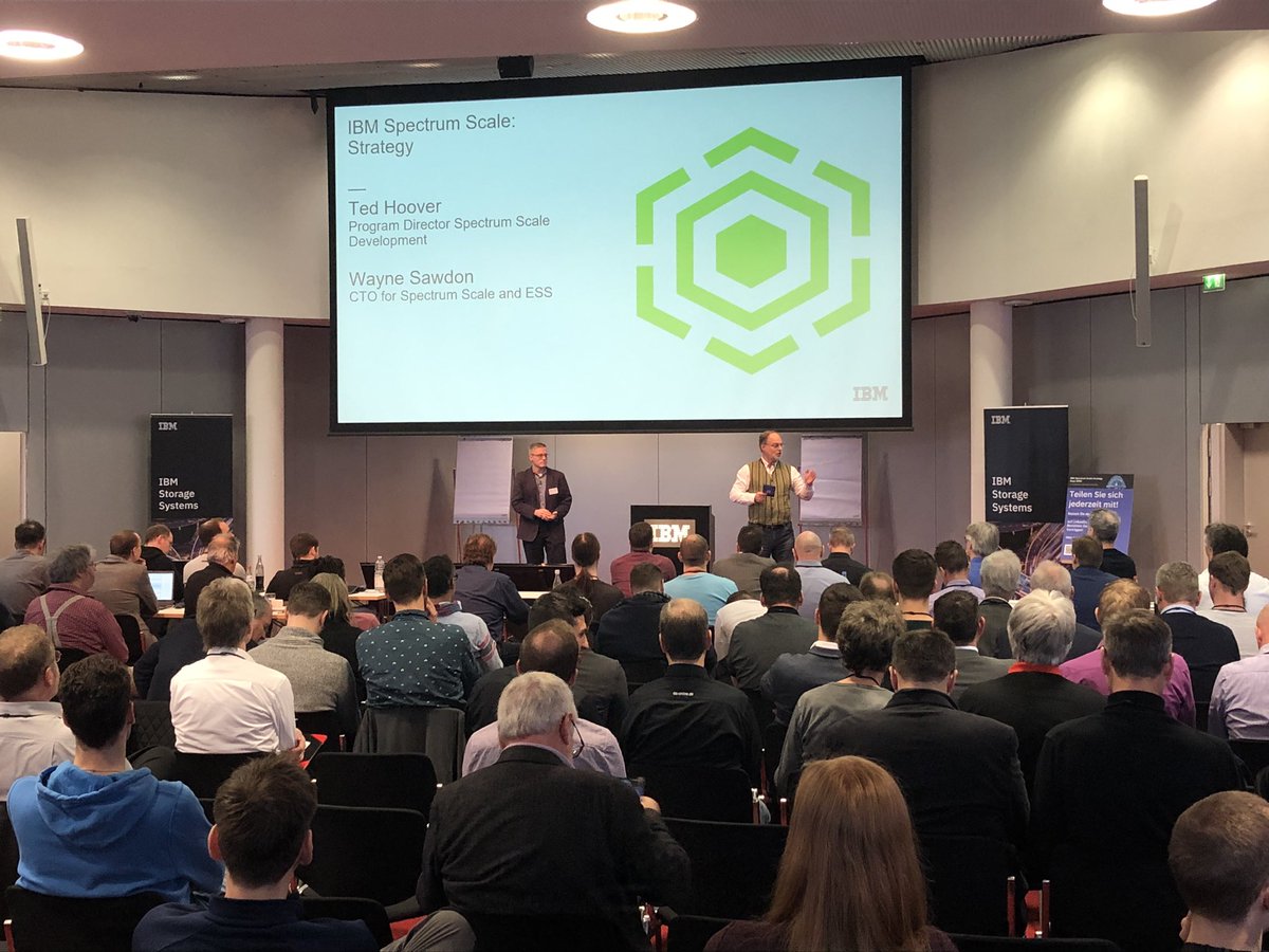 StorageUlf's tweet image. #IBM #SpectrumScale customers are using all cloud vendors so Spectrum Scale needs to integrate with all, says @tghooverjr #SUGG #ibmstorageedays