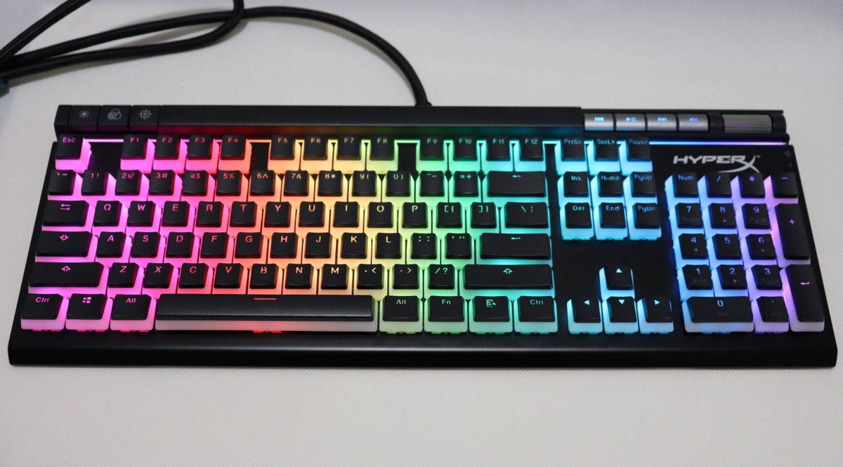 PBT pudding keycaps from HyperX 