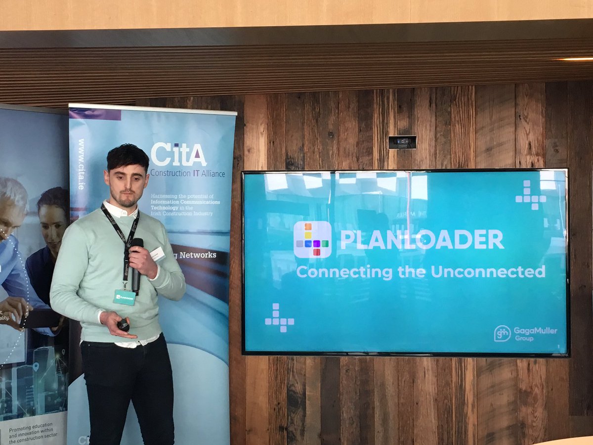 CITA_Ltd's tweet photo. Well @iamgagamuller , Paddy, Thomas and co, are connecting the unconnected with their PlanLoader #CitATechTrend #BOIworkbench https://t.co/buASqrOdHU