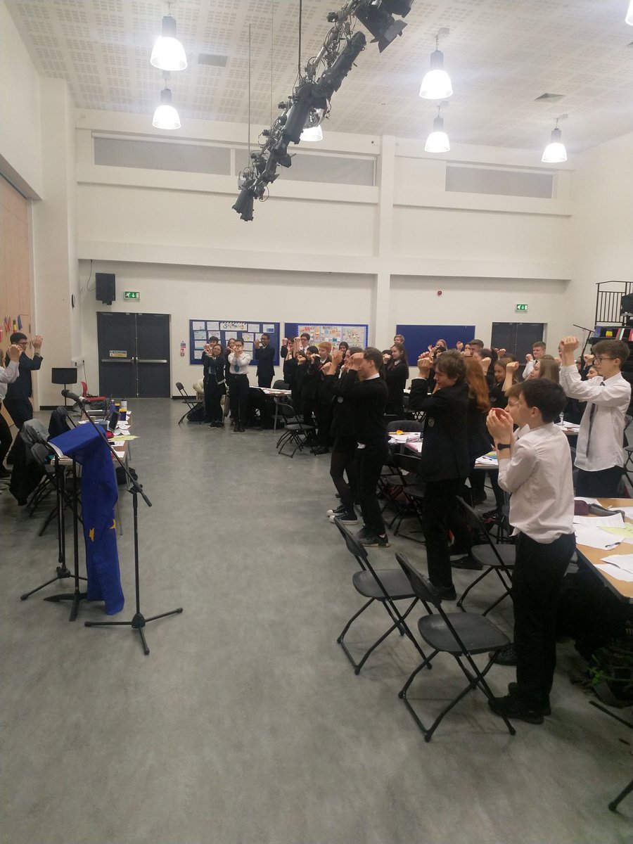 DouglasAcad's tweet photo. European Youth Parliament Forum is under way; with a jellyfish energiser.... https://t.co/hUmyuDJWqh
