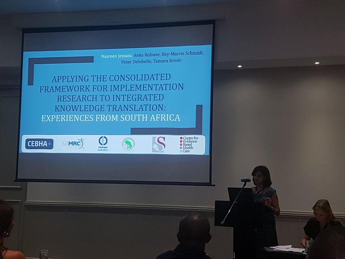 NtawSeleman's tweet photo. At #evidence4NCDs : NCD symposium: @NasreenJessani
Presenting the #CFIR to Integrate Knowledge Translation experience
Screening. #knowledgetranslation
#evidence4NCDs https://t.co/mKPtIa4Nyr