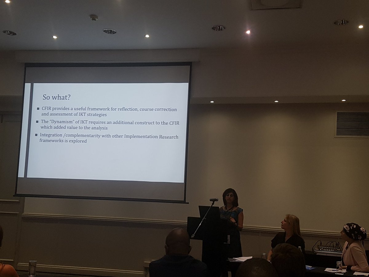NtawSeleman's tweet photo. At #evidence4NCDs : NCD symposium: @NasreenJessani
Presenting the #CFIR to Integrate Knowledge Translation experience
Screening. #knowledgetranslation
#evidence4NCDs https://t.co/mKPtIa4Nyr