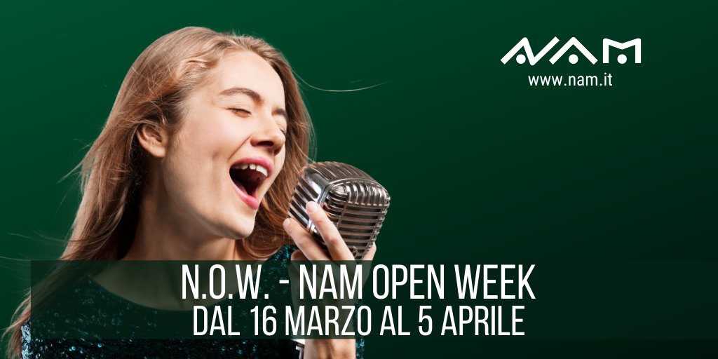 NAMMilano's tweet photo. #namopenweek #lezioniaperte #nam #openweek #dal16marzo #nammilano #miusicschool #iltuofutuoronellamusica https://t.co/MpQU8bOOp7