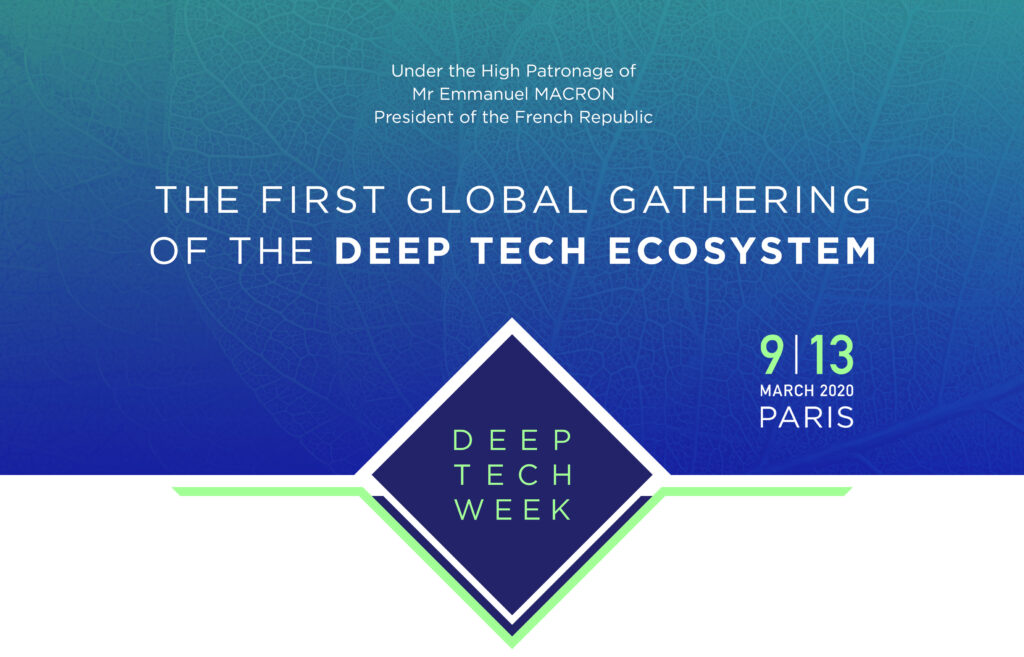 EEPA_EU's tweet photo. Expand your knowledge and network with key players in #DeepTech.
Learn more about the event 👉 https://t.co/OwxRRwVfme
📅Event Dates: 9-13 March 2020
📍Location: Paris, France
#DTW2020 #DeepTechWeek2020 https://t.co/d78YssQjAJ