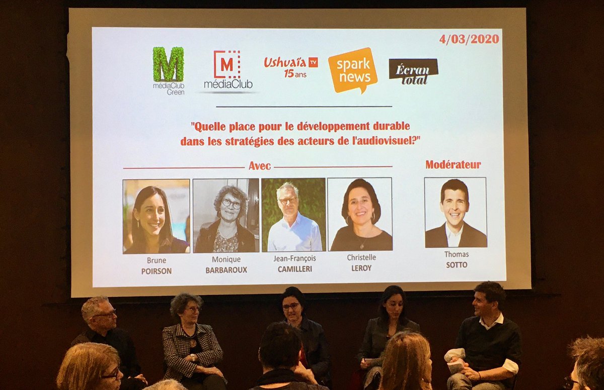 SECOYA_Eco's tweet photo. Ce matin, la SecoTeam était présente au petit déjeuner du #MediaClubGreen  pour parler #développementdurable dans les stratégies des acteurs de l’audiovisuel !
On vous raconte👇🏼 https://t.co/3Wt6zCsDZu