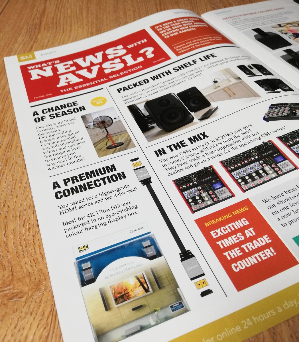 AVSLGroupLtd's tweet image. Our latest edition of #SelectionMagazine includes our Insight feature, showing you which products made the headlines over the last few months and some exciting company updates!
avsl.com/news/article/a…
#AVSLGroup #featurepage #news #customermagazine