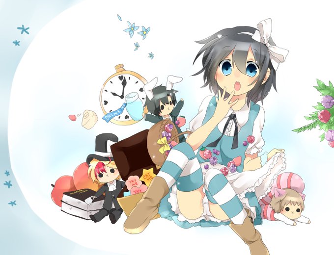 中学2年くらいの頃のイラストリメイクした【創作】
←中2   今→ 