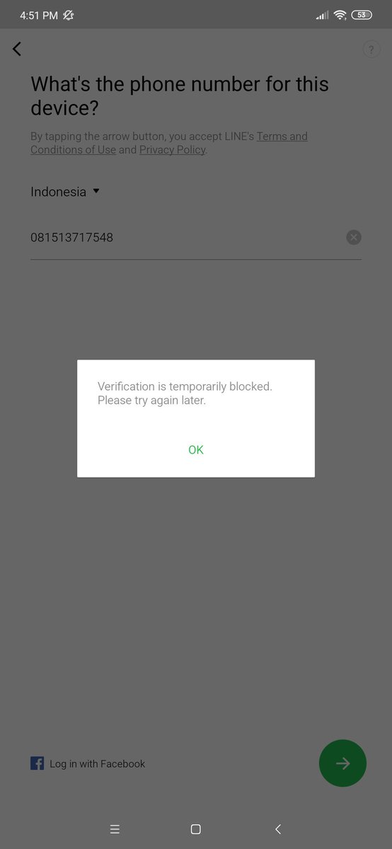 ArafOf235's tweet photo. @indo_line Min, saya login di Line Today bisa, kalau login di Android malah keterangannya Temporary Blocked, kenapa yaa?? https://t.co/o11qUbOApD