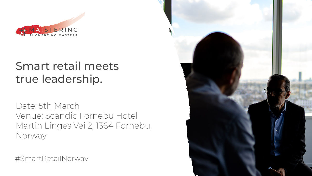 maistering's tweet photo. True leadership in the age of smart retail? #MasterCollections has the answers: https://t.co/mts45KWPzb Experience it at #SmartRetailNorway on March 5th.
#Maistering #MagicalBusinessJourneys #ManagementEvents @benedict_kmu @saurabhladdha @JohnBrahim2 @VinuthaNaikG @sarbabidya https://t.co/gNr4NIk2C3