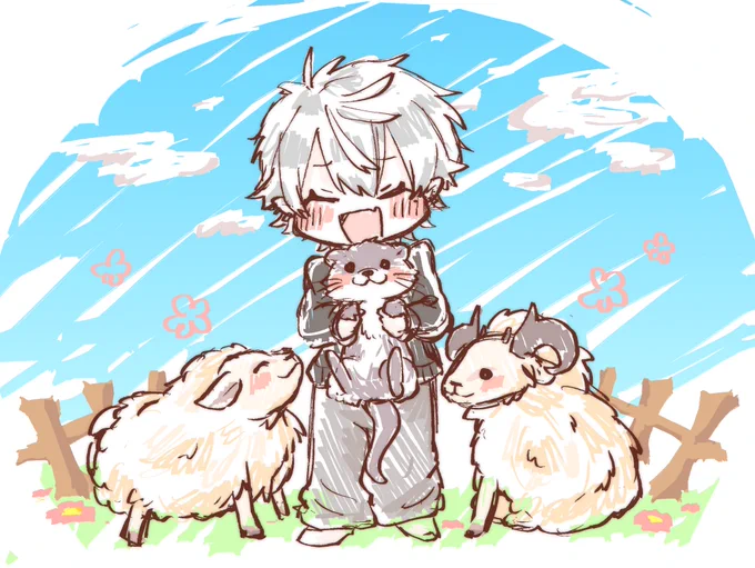 かわいい牧場 
