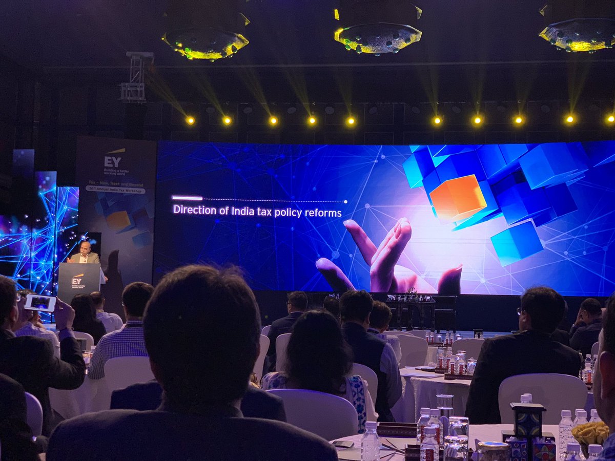 JP_Lieb's tweet image. Introductory speech by Akhikesh Ranjan on the direction of India Tax Policy reforms EY India Tax Workshop in Jaipur #ITW2020 @EY_Tax