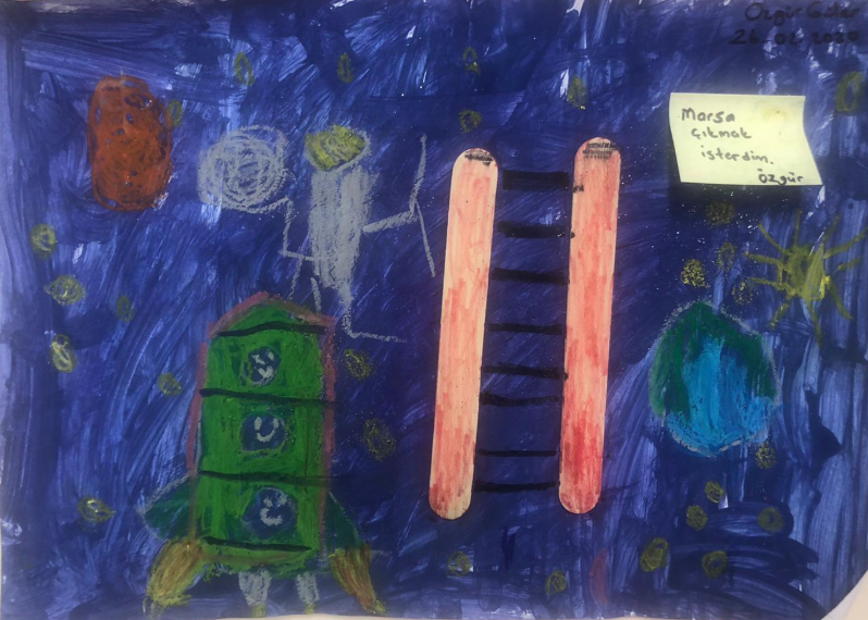 My five-year-old son (Ozgur Ege) wants to go to Mars 😀
<a href="/elonmusk/">Elon Musk</a>
<a href="/spacex/">SpaceX</a>