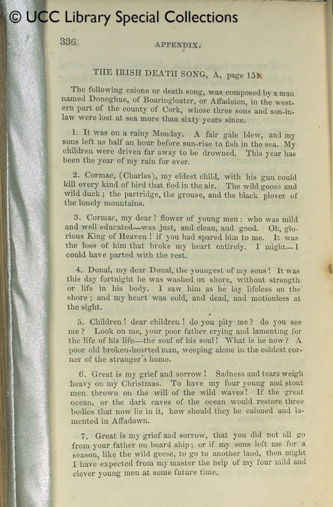 DeepMapsCork's tweet photo. To learn more about #CarraigAoniair and its form as a typical elegy, and the variation in its 19th century translations, please follow the below link: https://t.co/mt3WN2uKby
#DeepMapsCork #PastAndPresent #LoveIrishResearch https://t.co/g2rYstjGIq