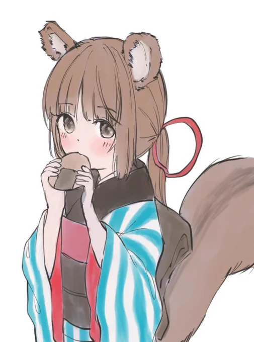 軽く塗った 