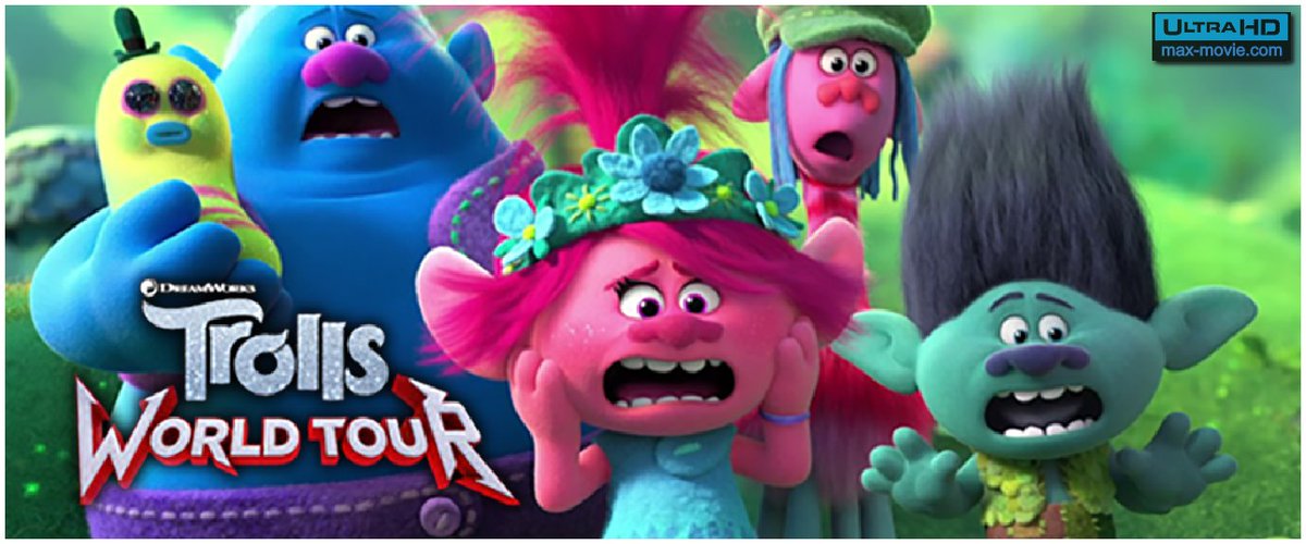 Trolls2VerHD's tweet photo. En una aventura que les llevará más allá de todo lo que habían conocido, Poppy y Branch descubren que su tribu de Trolls es solo una de las seis que existen, que el resto están repartidas en seis reinos y consagradas a seis tipos distintos de música #Trolls2WorldTour https://t.co/CQTadv7sn7