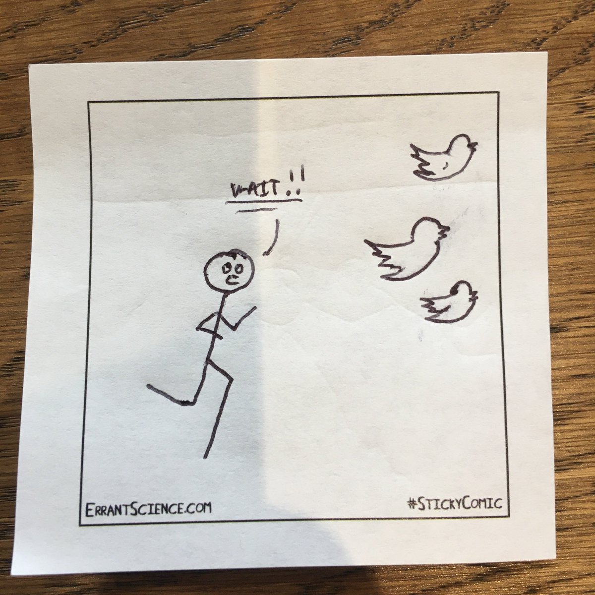 ErrantScience's tweet photo. @ColliniMelissa @ChemForYourLife We are making #CartoonAbstracts for #RSCPoster, we saw your tweet and made you a special #CartoonComment instead. Hopefully next year :) https://t.co/qHuWR1PDzS