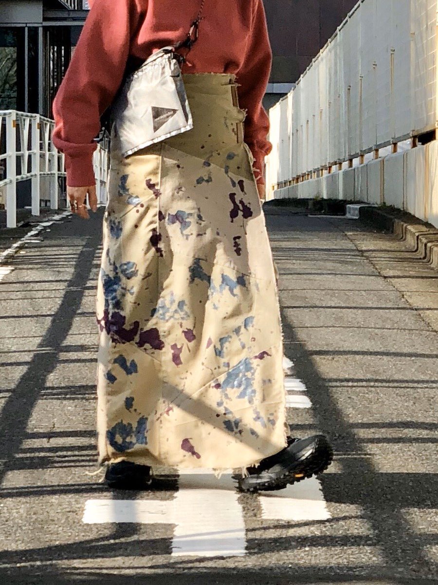 needles ペイントロングスカート Needles】 Chino Pant Wrap Skirt