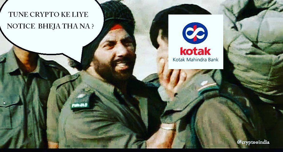 AgateVibhas's tweet photo. @KotakBankLtd  @kotakneo  😂😂🤣
#Bitcoin #IndiaWinsCrypto #cryptocurrency https://t.co/i4LZKQdbaE