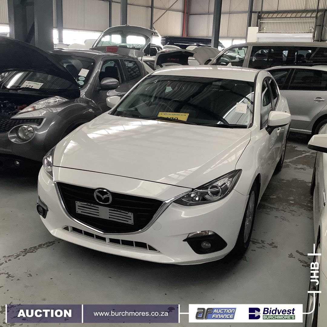 Burchmores1's tweet photo. On auction (JHB) - 2016 MAZDA 3 1.6 DYNAMIC 5DR - 48 482 km

Bank-repo and Fleet vehicle auction
Wed, 4 Mar @ 6:30am
More Info: https://t.co/5UBVFWc0tc
WhatsApp helpline: 067-036-1611 (text only)

Finance available:
Leatitia: 082-960-9506
or leatitia@auctionfinance.co.za https://t.co/WqjBfwWwBQ