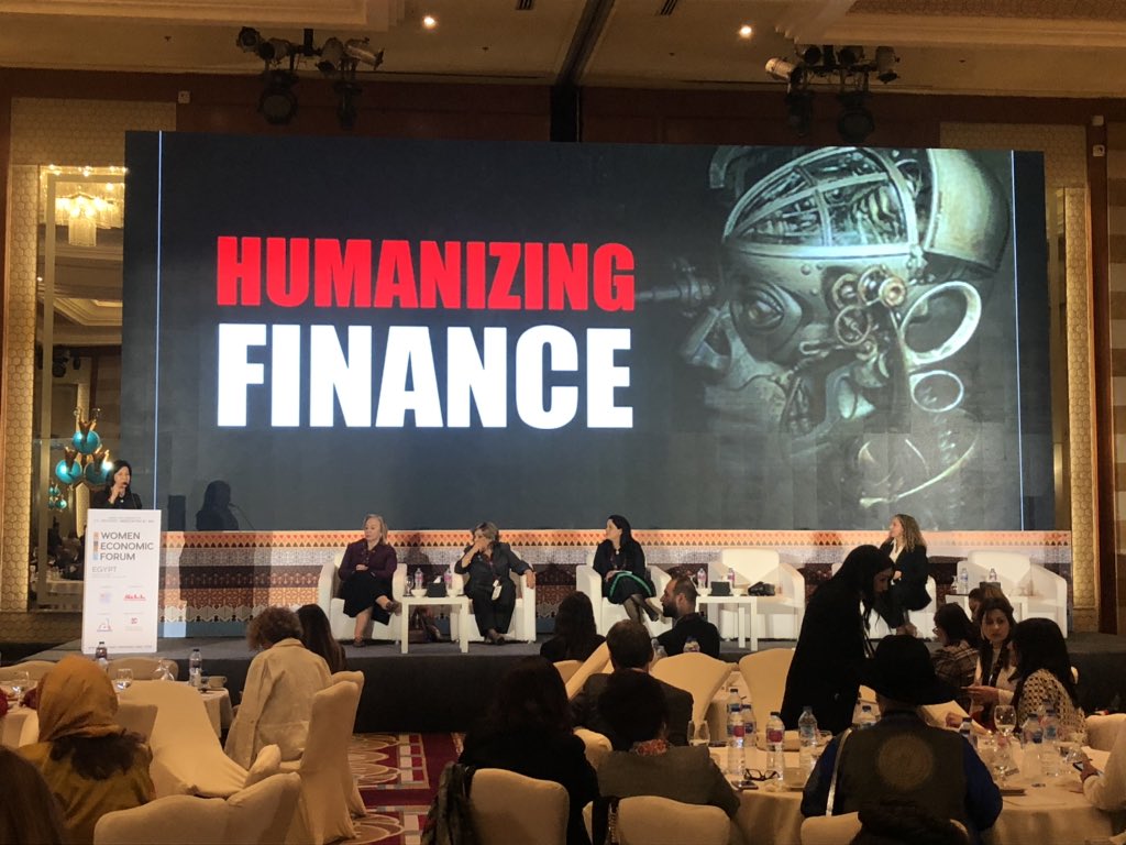 CastelElen's tweet photo. We’re not living a financial crisis, but the finance is in crisis. The matter and the challenge is about to humanising finance. @Daliaabdelkadrr @harbeenarora @manudonetti @MariannMarcucci @sec_rp @WomenEcoForum #wefegypt #annualwef #missionmillion2022 https://t.co/OnW2h7cIgQ