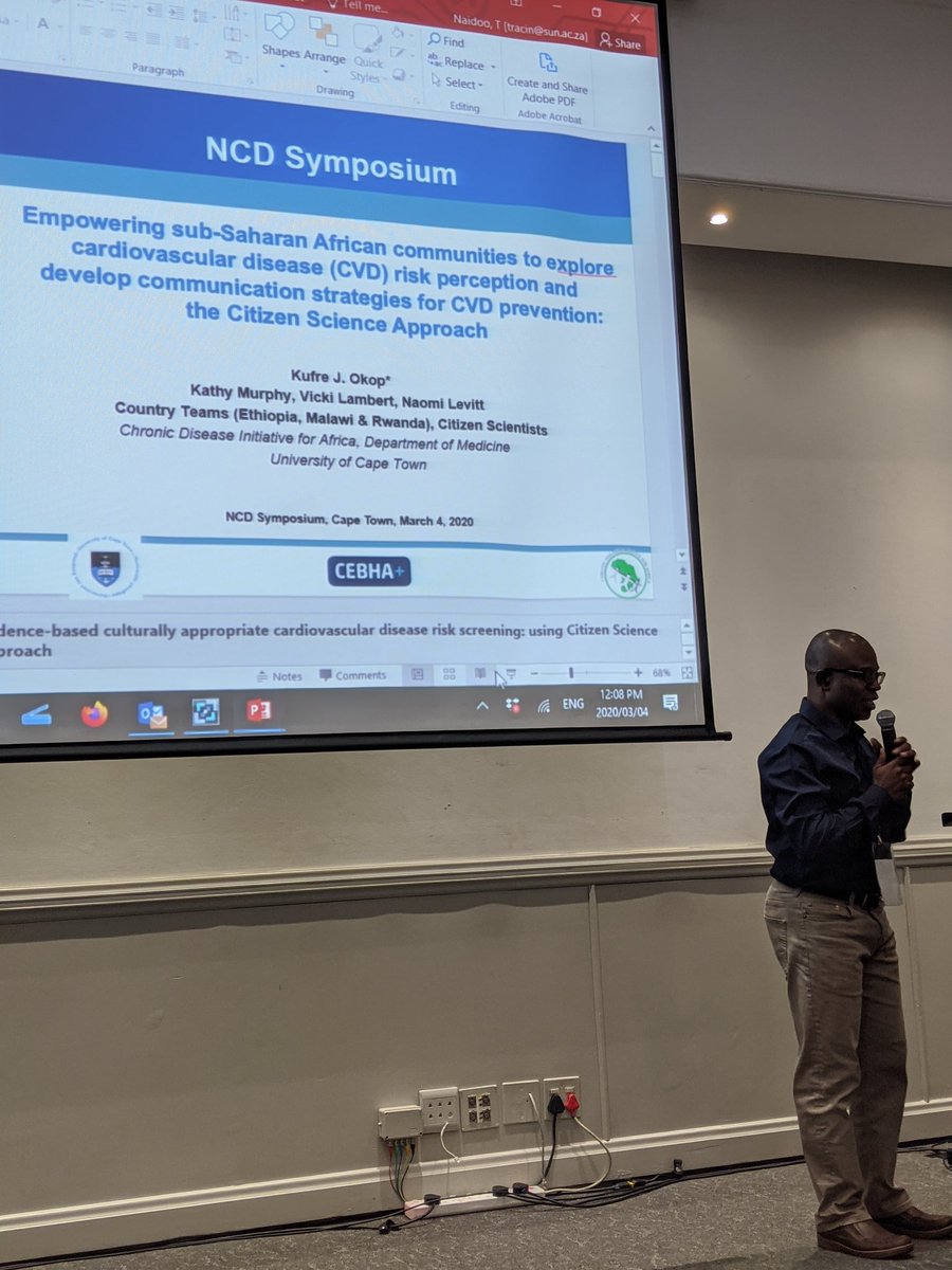 NasreenJessani's tweet photo. .@kufreokop on the importance of #citizenscience for enhancing #NCD, #CVD prevention #evidence4NCDs https://t.co/Kcvy3bxfhR
