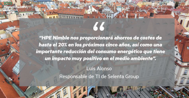 SusanaRojo's tweet photo. Selenta Group: el salto a la infraestructura TI inteligente con #HPENimble https://t.co/8VWoTFAsGE https://t.co/Uw9IEZ2owd