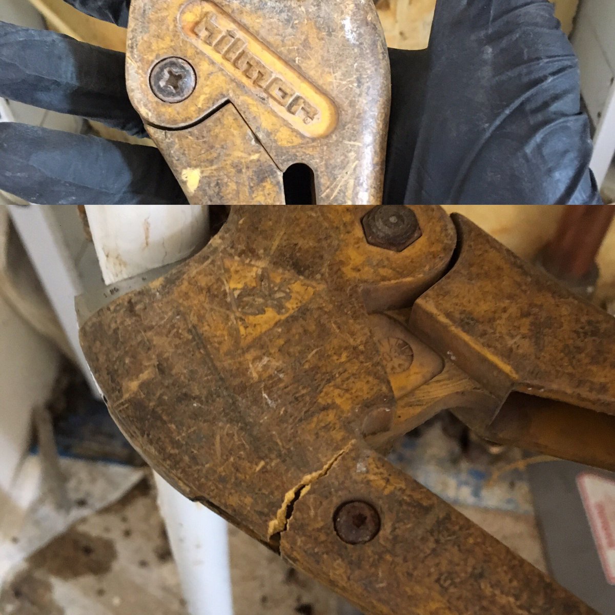 UnityHeat's tweet image. Take a bow @hilmorTools 

17 years these beauties lasted🙌🏻

Today was the straw that broke the camels back though😂