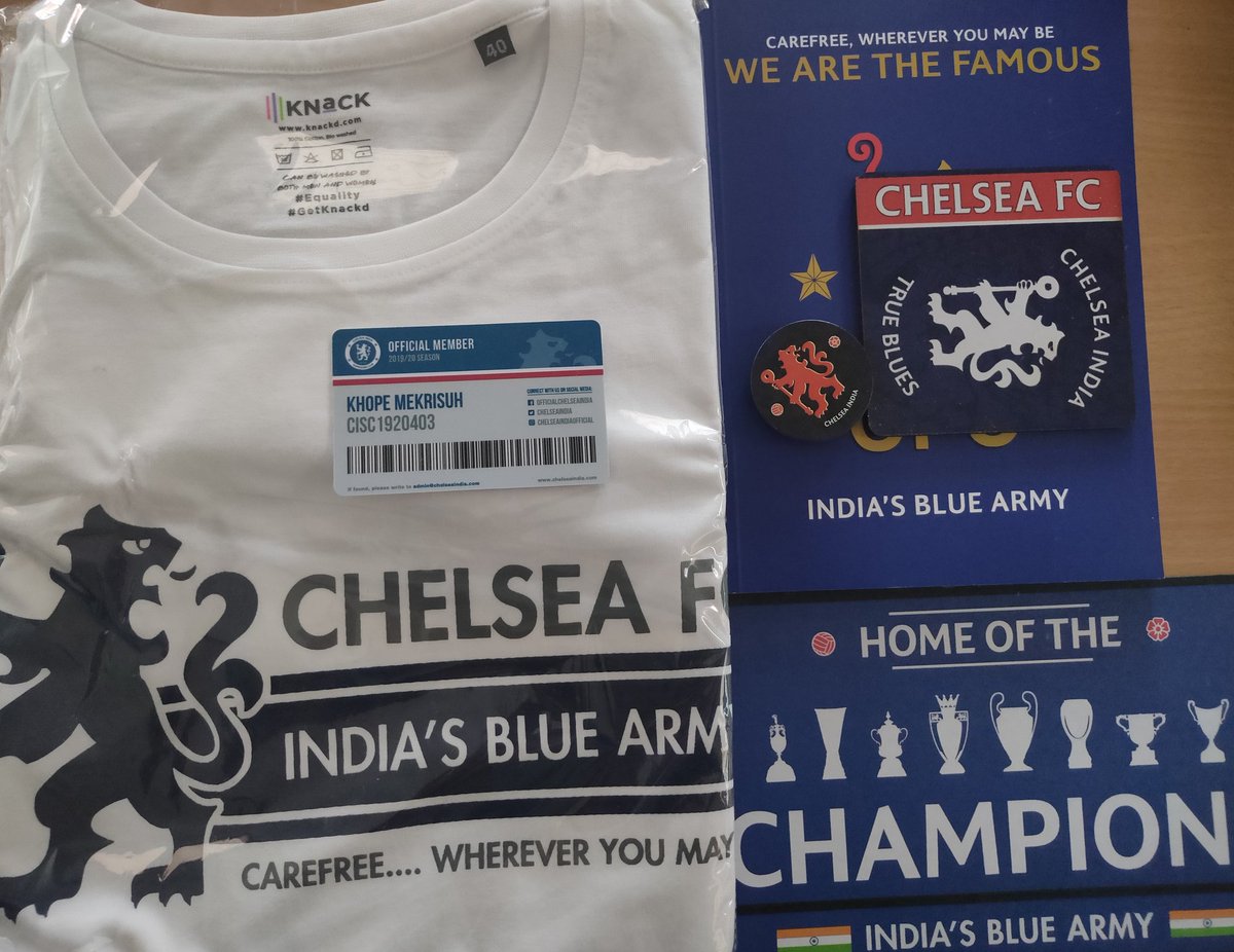 khopemekrisuh's tweet photo. Received 2019/20 Official Chelsea India membership.
So excited ๐๐๐
#chelseaindia #chelseafc #chelseafcfan #chelseadiehardfan
@ChelseaIndia @ChelseaFC https://t.co/y2waXG3xEd
