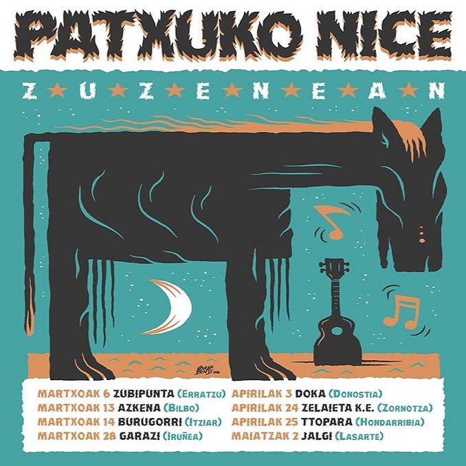 <a href="/Patxuko_Nice/">Patxuko Nice</a> taldeak Ostiral honetan hasiko du aurkezpen bira!
¡El grupo Patxuko Nice empezara este viernes la gira de presentaciones!
📍 Erratzu (zubi punta)
#musika #musica #bira #tour #patxukonice #bagabiga