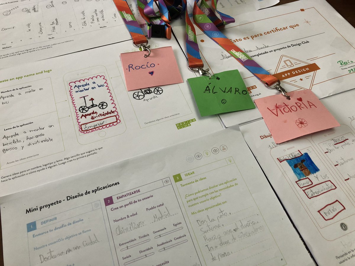 rocioooleon's tweet photo. I run a Design Club in ๐ช๐ธ with a group of 9-11 and a 15 years old the past weekend. So proud of their learnings about empathy for their users and ideas in a bit more than 2h! Spanish mini-project @designclub More insights coming soon ๐๐
#designthinkking https://t.co/Tayf7VnsoA