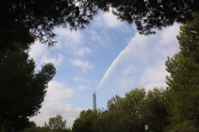 ferrandalmau78's tweet photo. Ultimando ampliación Sistema de Defensa contra #IncendiosForestales #SIDEINFO de urbanización #ElVedat en #Torrent financiada por la Diputació de València para prevenir daños en esta zona densamente poblada de #InterfazUrbanoForestal #IIFF #IUF #autoprotección 

Hilo 👇👇👇👇 https://t.co/53MWx6Ri81