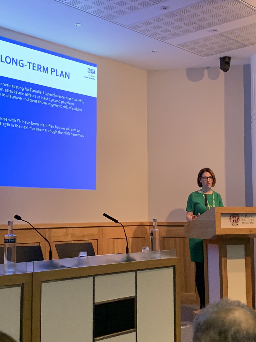 Gregphysio's tweet image. Thank you to @claredthomson for kicking off the FH Symposium @RoySocMed this morning with a fantastic overview of the NHS LTP and the work done by the pan-London FH steering group! @NHSLdn_CN