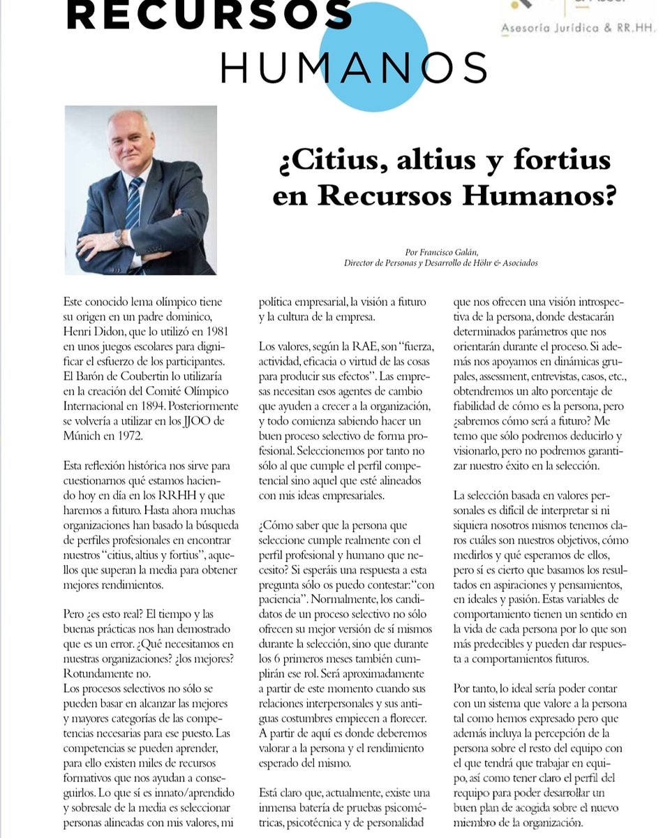 Selección por Valores #rrhh