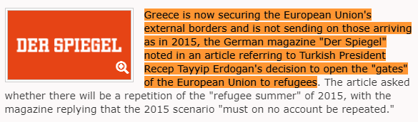 In 2015, some pressure on the EU's external borders caused some states to question the bloc's internal open borders principle.  https://www.amna.gr/en/article/436221/Greece-is-now-securing-the-European-Unions-external-borders--Der-Spiegel-says
