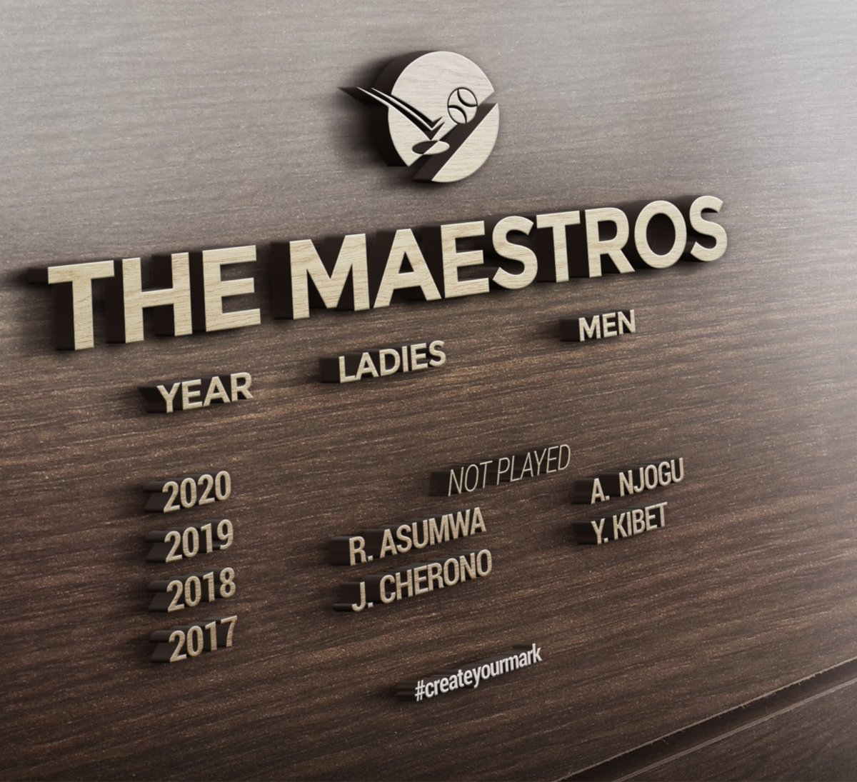 humaratennis's tweet photo. Who will be the next champ. Come take the crown and tell the world how it feels... 9 days to go. Visit the website to confirm participation #MaestroChallenge2020 #createyourmark #TennisKenya #tennis https://t.co/JFBV8O3nrR