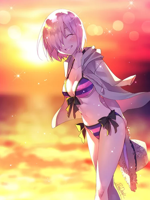 #逆光絵は素晴らしいのでこれをみた人も逆光絵を貼る 
逆光よきよき 