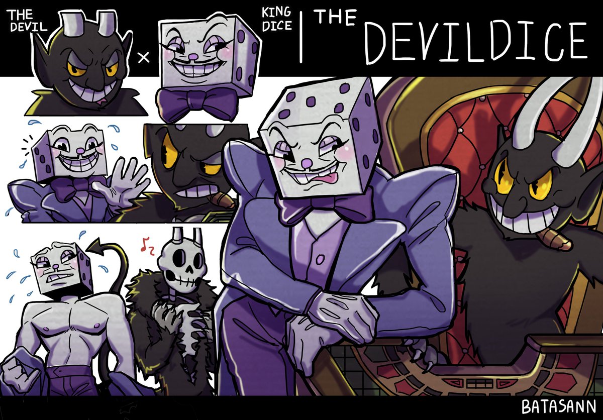 #Cuphead #Devildice #TheDevil #Kingdice And here is my main OTP in this fan...