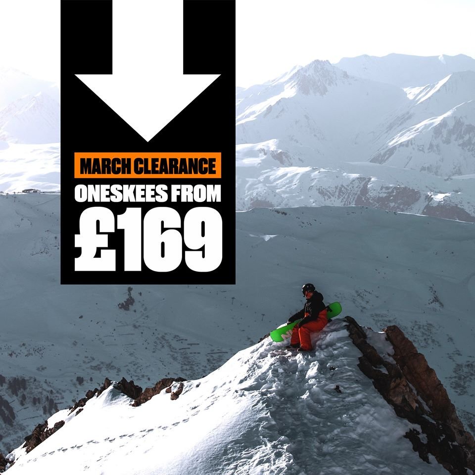 We're into our March #Clearance period at oneskee.com with #Oneskee suits from £169 and further reductions across the site

#sale #skisale #ski #snowboard #skiing #snowboarding #winter #bargain #skitrip #snow #snowday