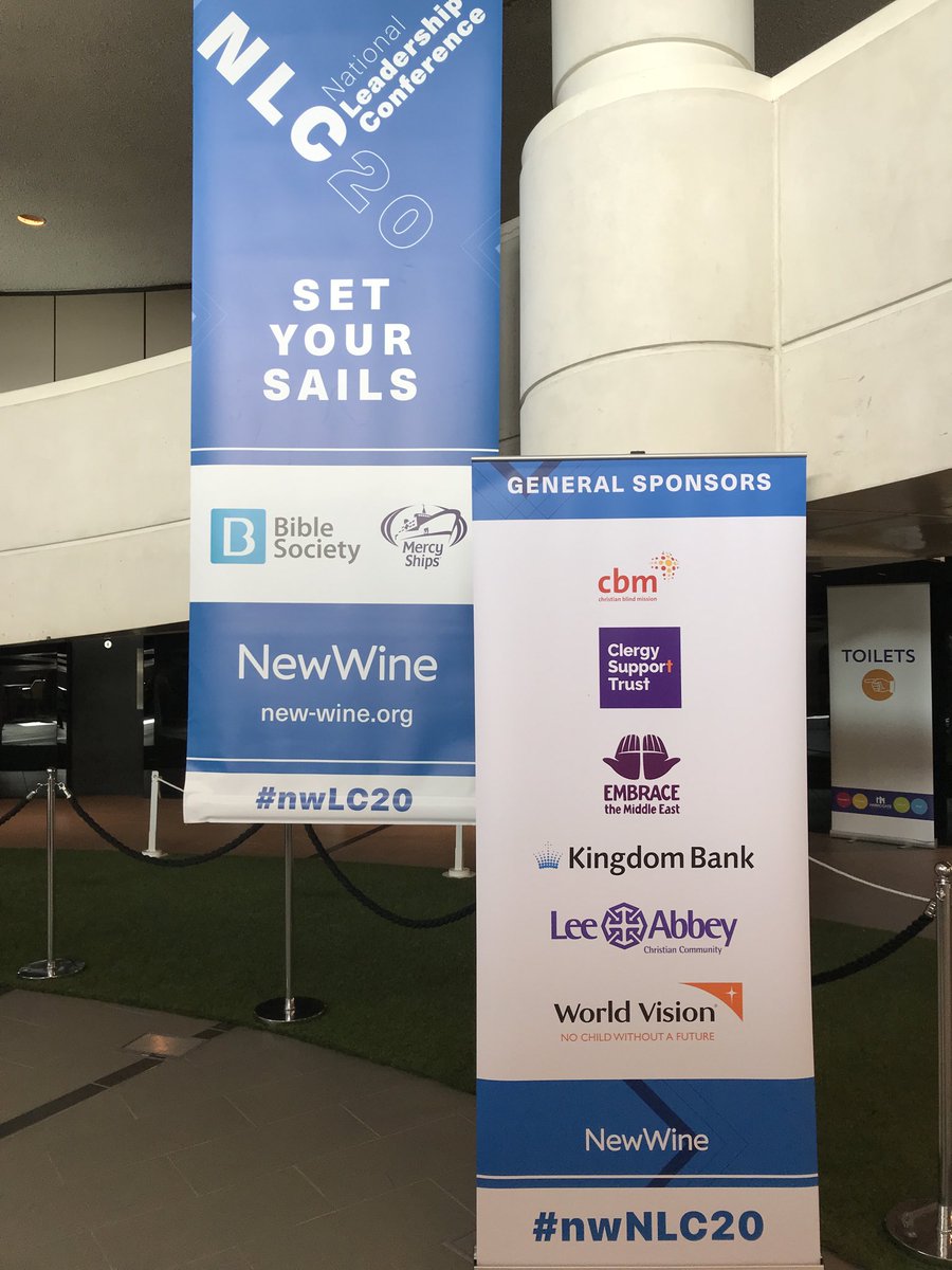Alongside our friends ⁦<a href="/biblesociety/">Bible Society</a>⁩ and ⁦<a href="/MercyShipsUK/">Mercy Ships UK</a>⁩ we have ⁦<a href="/CBMuk/">CBM UK</a>⁩ ⁦<a href="/ClergySupportUK/">Clergy Support Trust</a>⁩ ⁦<a href="/FollowEmbrace/">Embrace the Middle East</a>⁩ ⁦<a href="/KingdomBank/">Kingdom Bank</a>⁩ ⁦<a href="/LeeAbbeyDevon/">Lee Abbey Devon</a>⁩ ⁦<a href="/WorldVisionUK/">World Vision UK</a>⁩ all at #nwNLC20 ⁦<a href="/NewWineEngland/">New Wine</a>⁩ ⁦@NewWineLeadNet⁩